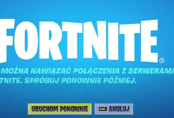 Awaria Fortnite: Co robić gdy popularna gra nie działa? Porady